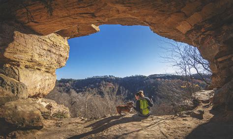 Double Arch Hiking Trail Red River Gorge Hiking Illustrated