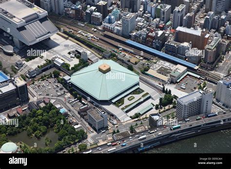 Kokugikan Arena Tokyo Japan Aerial View Of Proposed Venue For The