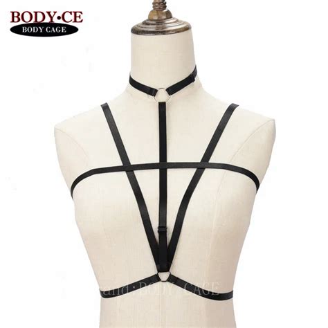 Hot Womens Sexy Fashion Body Harness Belt Elastic Adjust Crop Tops Cage Bra Bondage Lingerie