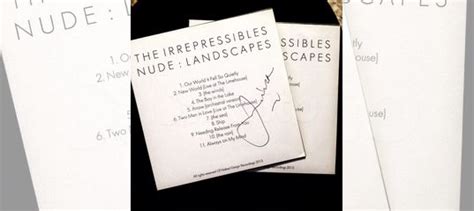 The Irrepressibles Nude The Landscapes