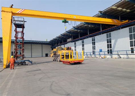 Electric Hoist Traveling Type Semi Gantry Crane System Bmh 5 20t For