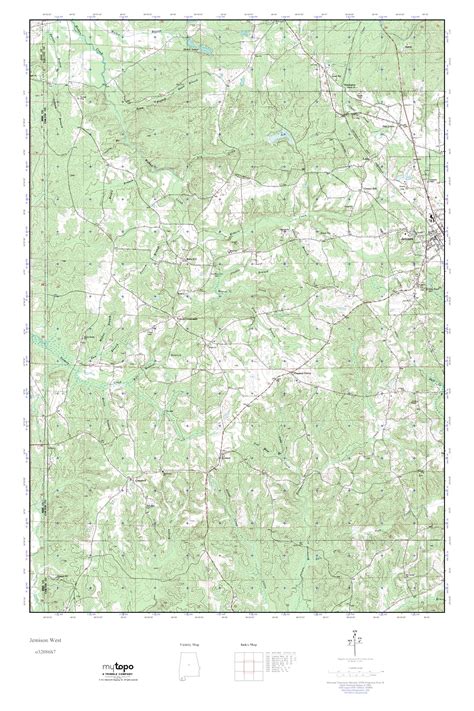 Mytopo Jemison West Alabama Usgs Quad Topo Map