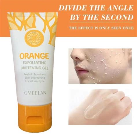 Gmeelan Orange Exfoliating Whitening Gel Body Scrub Facial Exfoliating
