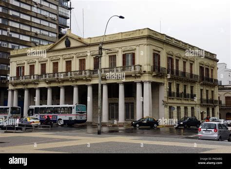 Estevez Palace City Montevideo Uruguay Architecture Downtown Stock