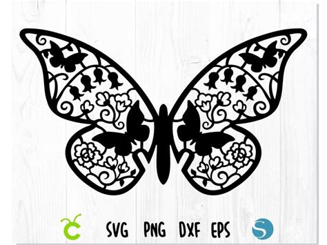 Cricut Template Butterfly Free Svg Butterfly Images Svg Png Eps Dxf