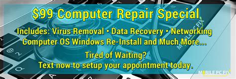 All of these services hire only certified technicians and engineers, with some of them even offering pickup and delivery of. MobilePCFix | About San Antonio Computer Repair San ...