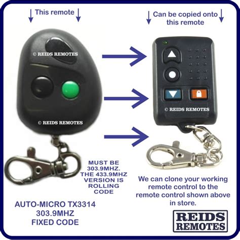 Fixed Code 4 Button Garage Door And Gate Cloning Remote Control Rcr10