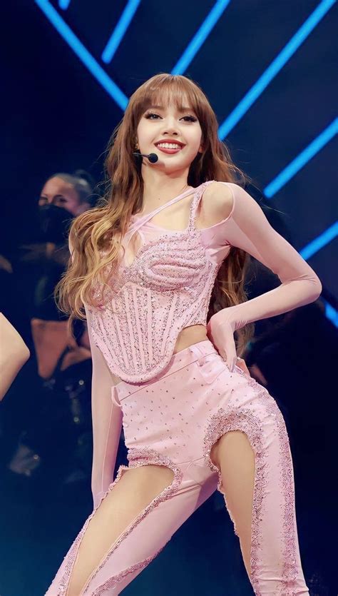 Pink Performance Performance Outfit Stage Outfits Dance Outfits Lisa Coachella Jennie