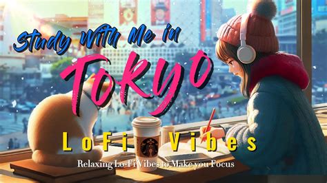 Cozy Winter Study Session at Shibuya Starbucks 🌨️☕ - Unwind with