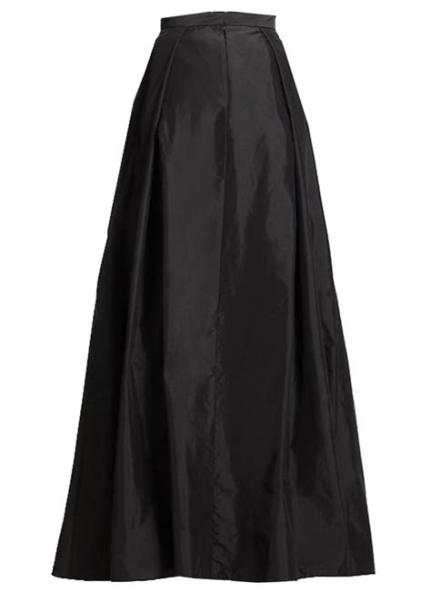Inverted Pleat Taffeta Skirt Elizabeths Custom Skirts