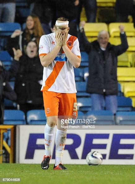 Blackpools Gary Mackenzie Holds His Head In His Hands After News