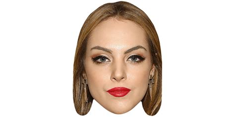 Elizabeth Gillies Lipstick Celebrity Mask Celebrity Cutouts