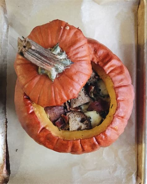 Recipe Review Dorie Greenspans Pumpkin Stuffed With Everything Good