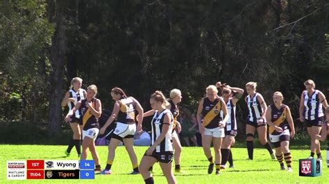 2018 Bdafl Womens Round 1 Wyong Lakes V Gosford Tigers Youtube