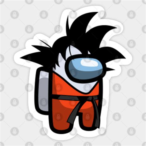Dragon Ball 🔥 Among Us Goku Skin Among Us Sticker Teepublic