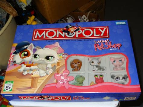 Monopoly Littlest Pet Shop Edition Game By Parker Brothers ~ 100
