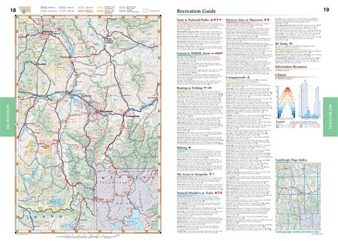 Montana Road And Recreation Atlas — Benchmark Maps