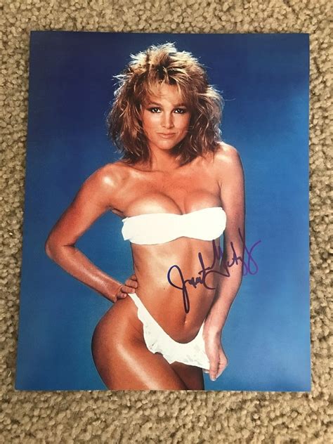 Janet Jones Gretzky Autographed X Photo Sexy Actress Playboy March