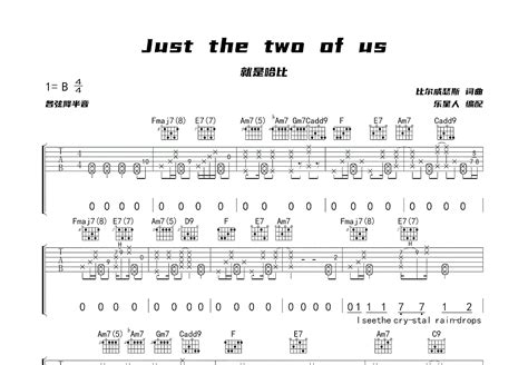 Just The Two Of Us吉他谱就是哈比c调弹唱86翻唱版 吉他世界