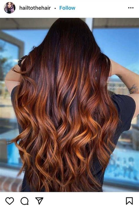 20 Hot Copper And Red Balayage Hair Color Ideas That Are On Fire I Spy