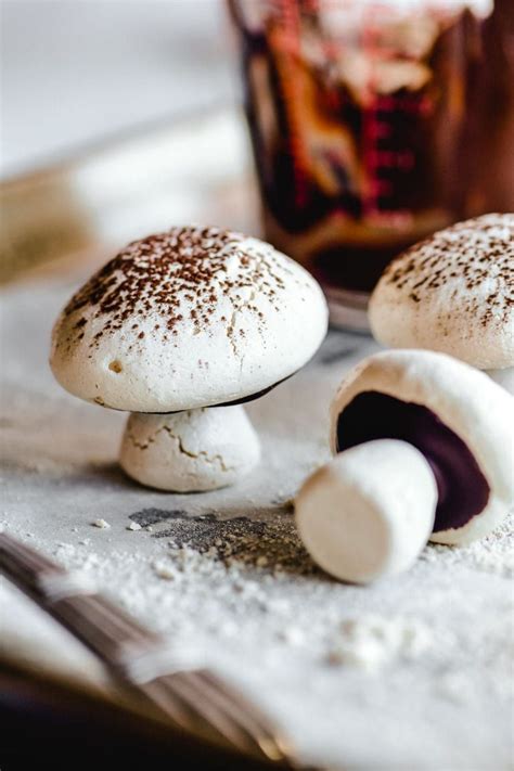 How To Make Meringue Mushrooms Recipe Stuffed Mushrooms Food Easy