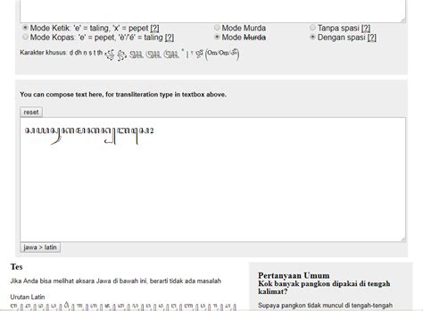 Pernah saya singgung sedikit tentang mengetik tulisan arab dan jepang dengan input method di linux. Translate Jawa ke Aksara Jawa Hanacaraka atau Sebaliknya ...