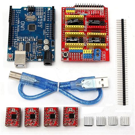 Business And Industrial Uno R3 F Arduino Cnc Shield V3 Expansion Board 4