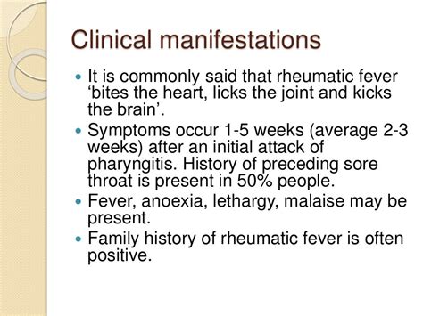 Acute Rheumatic Fever
