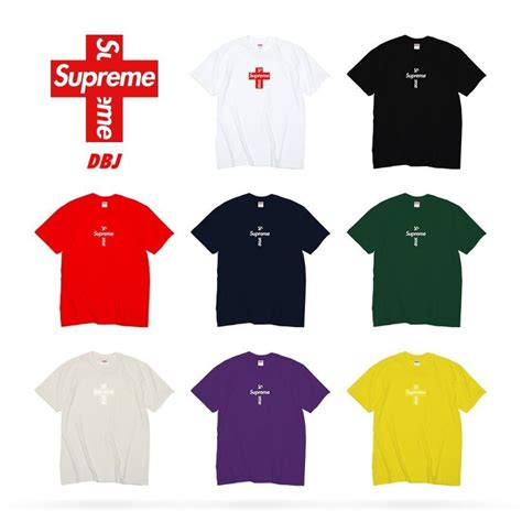 シュプリーム クロス ボックス ロゴ Tシャツ Supreme Cross Box Logo Tee White 正規品 全国送料無料