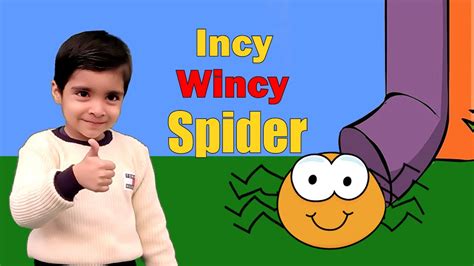Incy Wincy Spider Nursery Rhyme Itsy Bitsy Spider Cartoon Animation