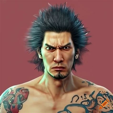 Realistic D Render Of Ichiban Kasuga From Yakuza Game On Craiyon