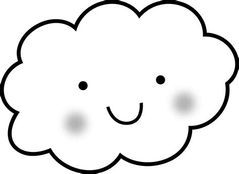 Clouds Coloring Pages Learny Kids