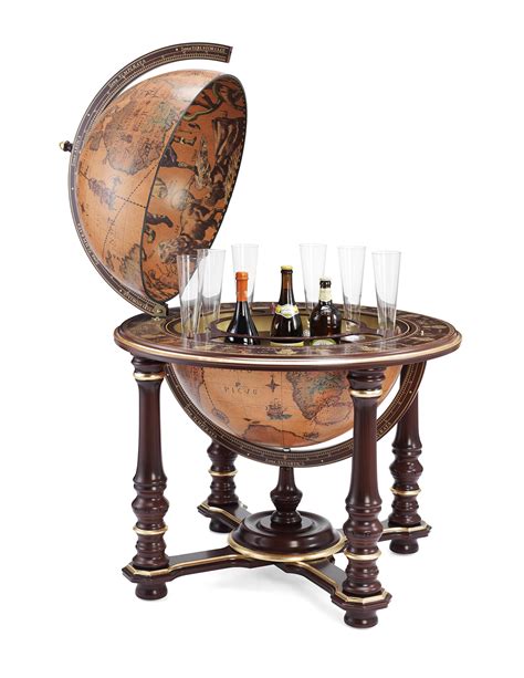 Furniture Home Bar Antique World Globe Globe Bar Globe Bar Trolley