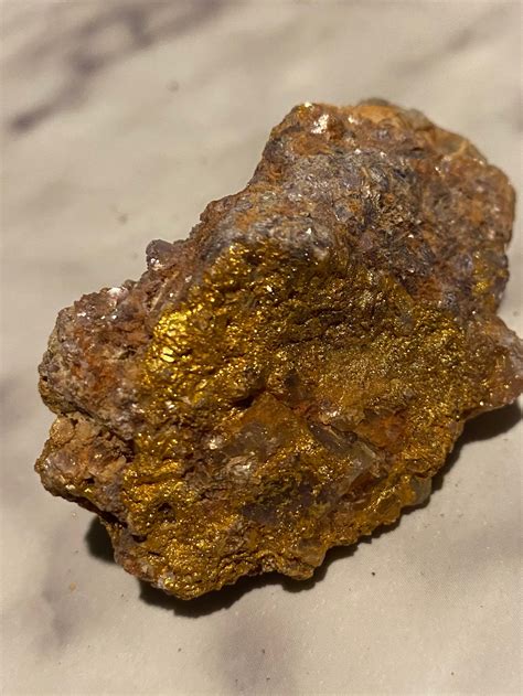 Gold Ore Mica Painted Lepidolite Rock Gem Specimen Etsy