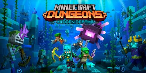 Minecraft Dungeons Hidden Depths Dlc Release Date Announced