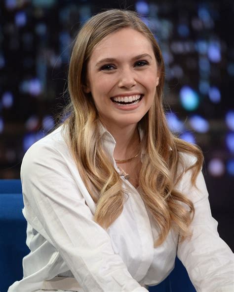 Theory Elizabeth Olsen Has The Best Champagne Blond Hair Color On The