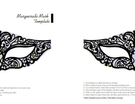 This face mask is designed with elestic loops which hook over each ear. Masquerade Mask Template | Masquerade mask template, Mask ...