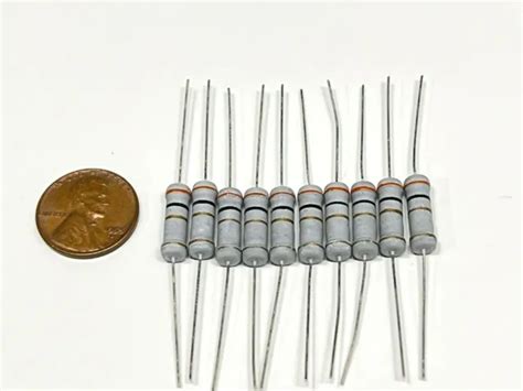 10 Pieces 10k Ohm 2watt 2w 5 Tolerance Metal Oxide Film Resistor 788