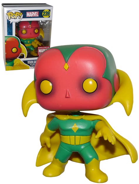 Funko Pop Marvel Avengers 239 Vision Avengers 57 Collector Corps