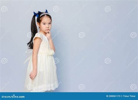 Portrait Of A Cute 6 Years Old Asian Girl Stock Image Image Of Girl Asian 200061173
