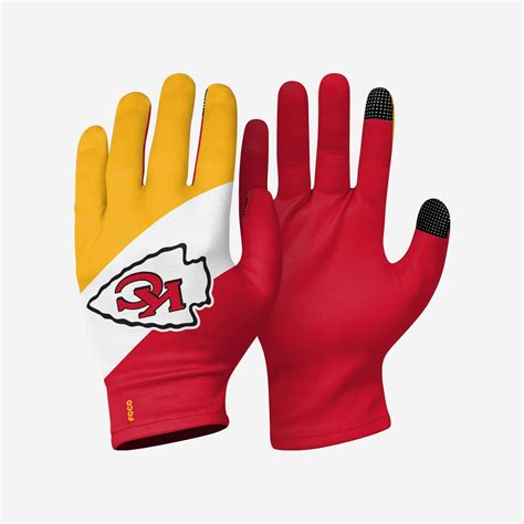 Kansas City Chiefs 2 Pack Reusable Stretch Gloves Foco