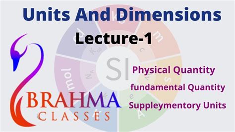 Units And Dimensions Class 11 Lecture 1 NEET IIT JEE Physical