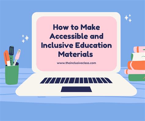 The Inclusive Class How To Make Accessible And Inclusive Education