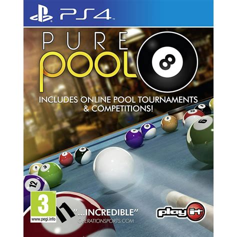 Pure Pool 8 Ps4 Playstation 4 Includes Online Pool Tournaments And