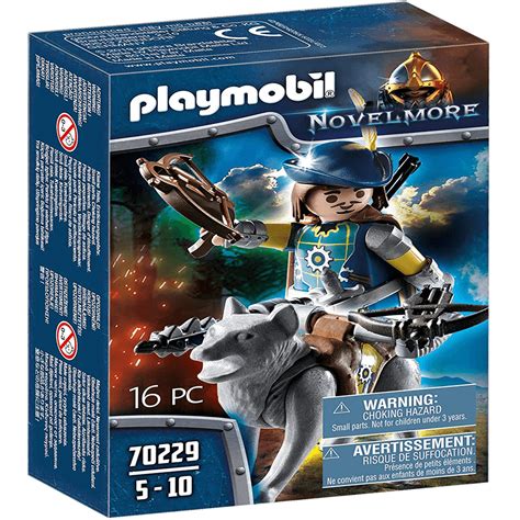 Playmobil Knights Novelmore Crossbowman With Wolf 70229