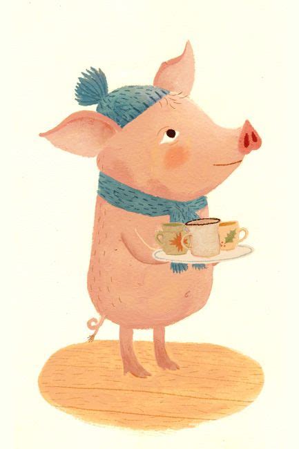 Pin On Pig Illustration