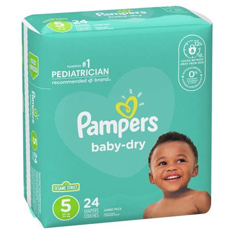 Pampers Baby Dry Size 5 Diapers Hy Vee Aisles Online Grocery Shopping