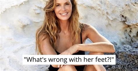 elle macpherson trolled after showing what decades of catwalks have done to her feet viraly