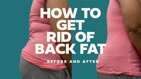 How To Get Rid Of Back Fat Youtube