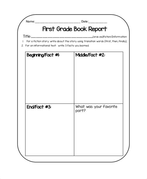 Free 14 Sample Book Reports In Pdf Ms Word